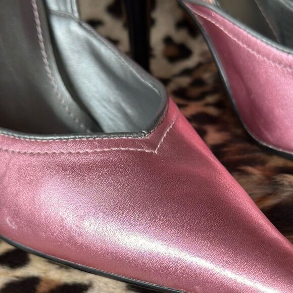 Steve Madden Metallic Pink D’Orsay Stiletto Heels - Picture 11 of 16